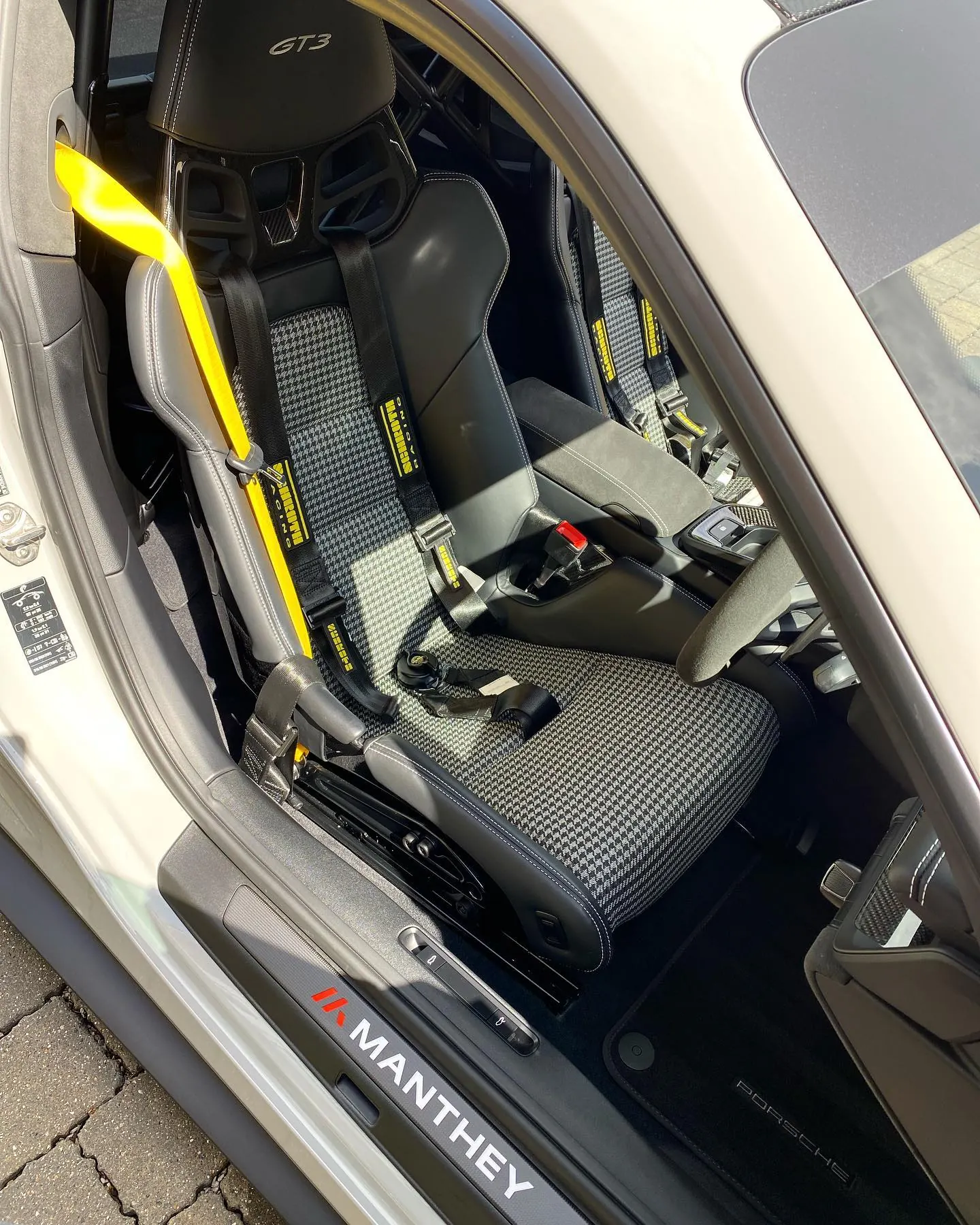 Porsche GT3 RS interior with Manthey details